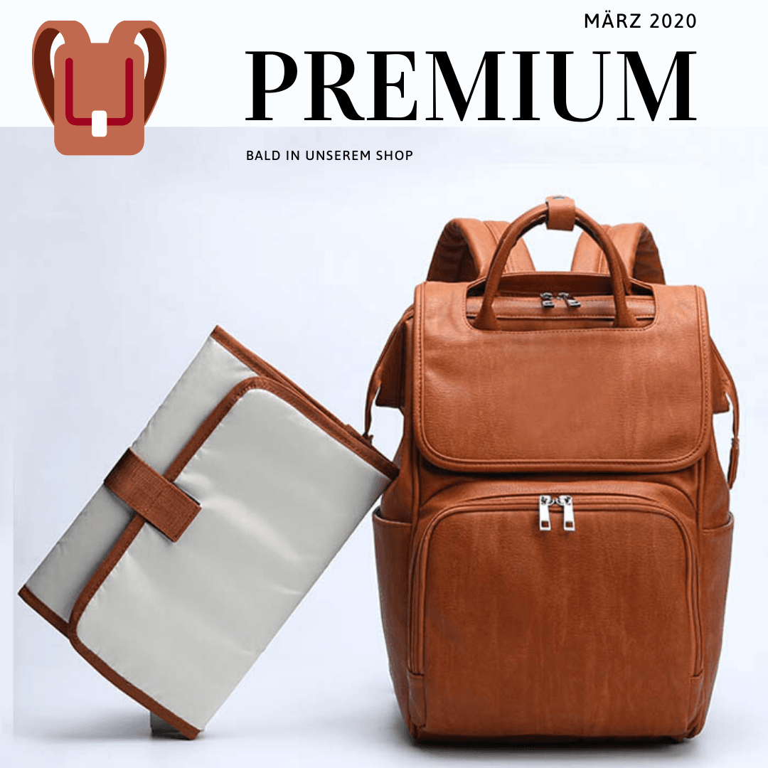Premium Wickelrucksack aus Leder - Ein neuer Trend für Mama | kiddiebaby.de