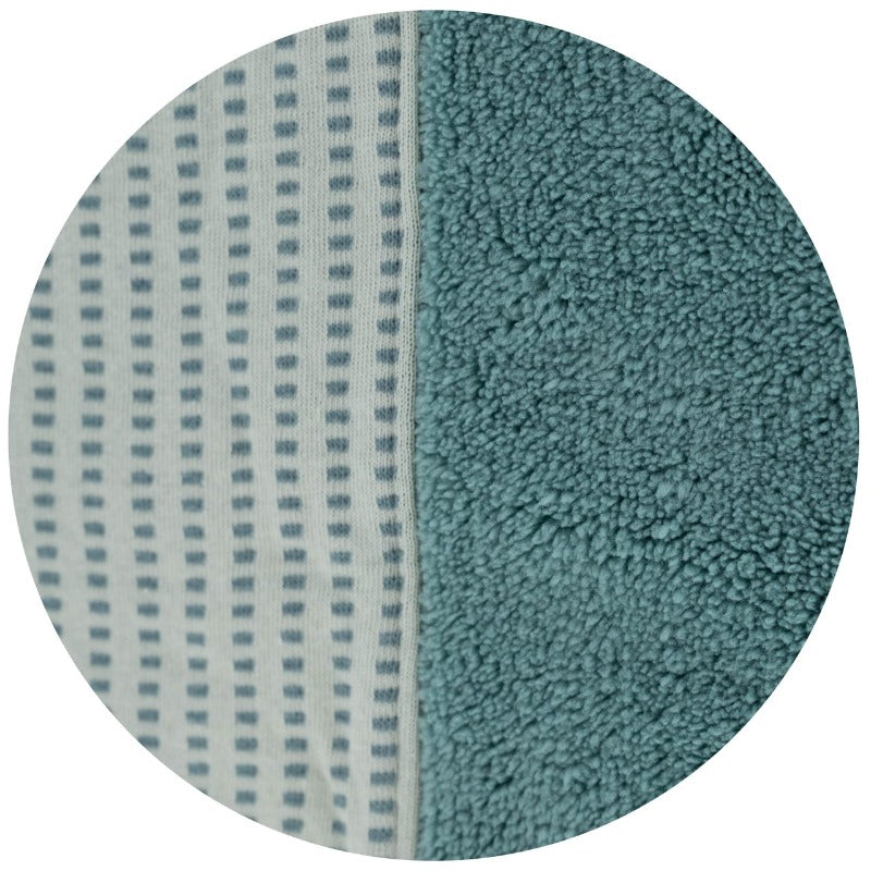 Spielmatte aus Bio Baumwolle (75x95cm) -Türkis