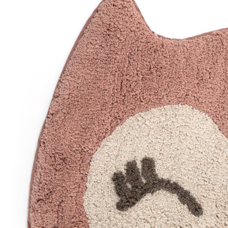 Rosa Kinderteppich Eule | Little Pepa