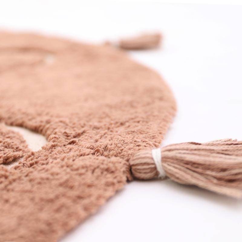 YVA Böhmischer Kinderteppich mit Pompons