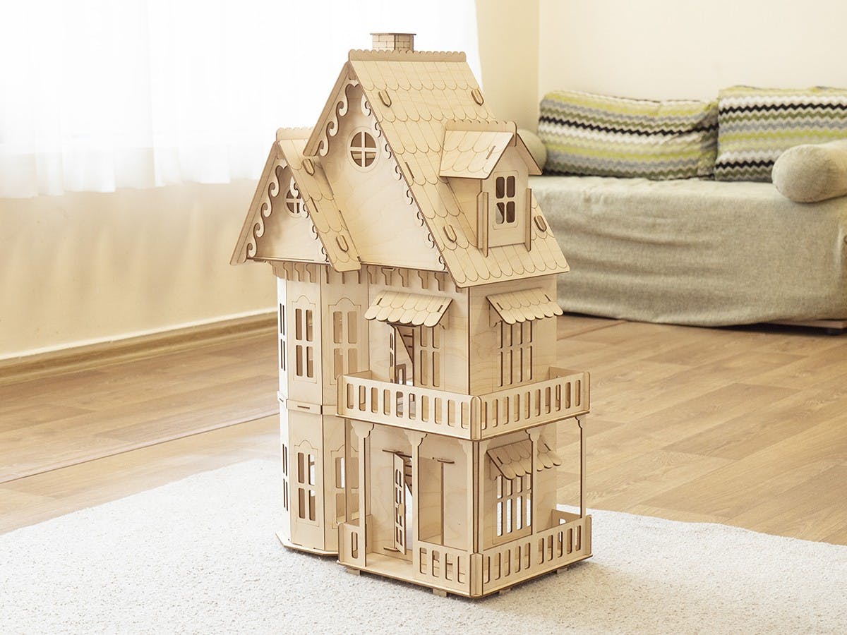 Puppenhaus "Natur" Handgemacht