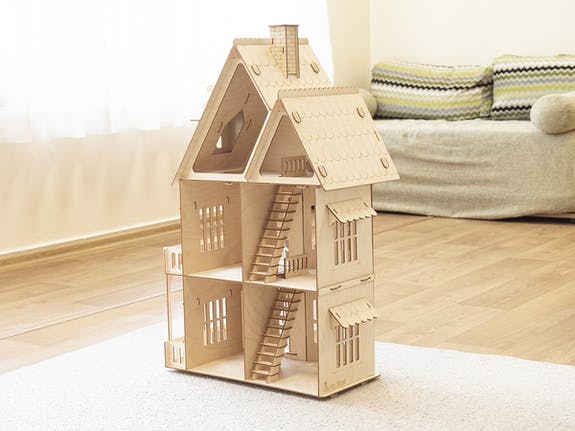 Puppenhaus "Natur" Handgemacht