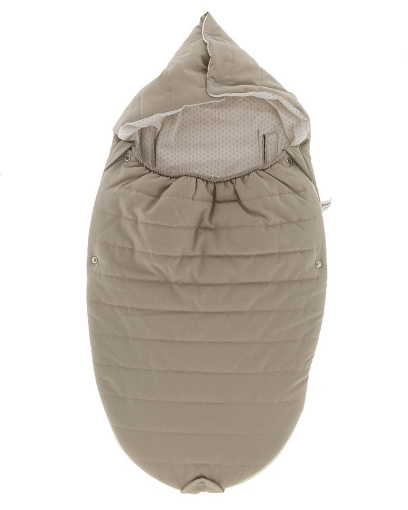 Bio Fußsack in Beige