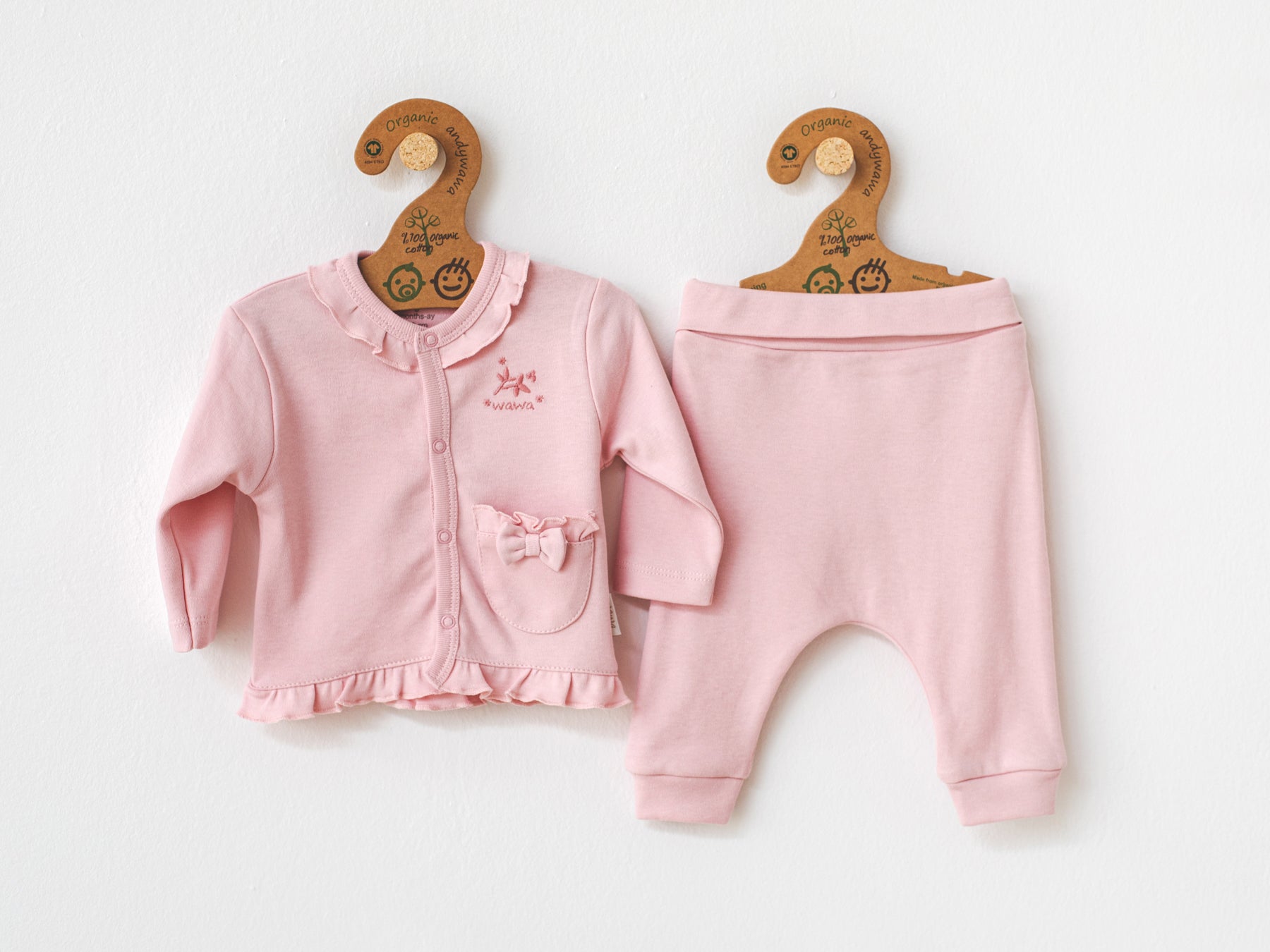 Bio Baby-Set 2-Teilig Pink-Lady
