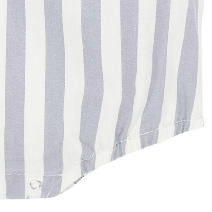 Baby Kurzoverall gestreift aus Twill Bente | Sense Organics - kiddiebaby.de