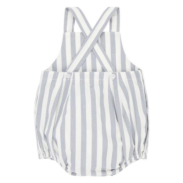 Baby Kurzoverall gestreift aus Twill Bente | Sense Organics - kiddiebaby.de