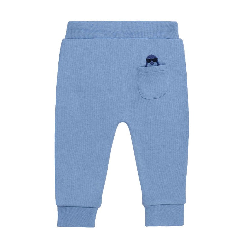 Baby Hose mit süßem Pinguin - Blau