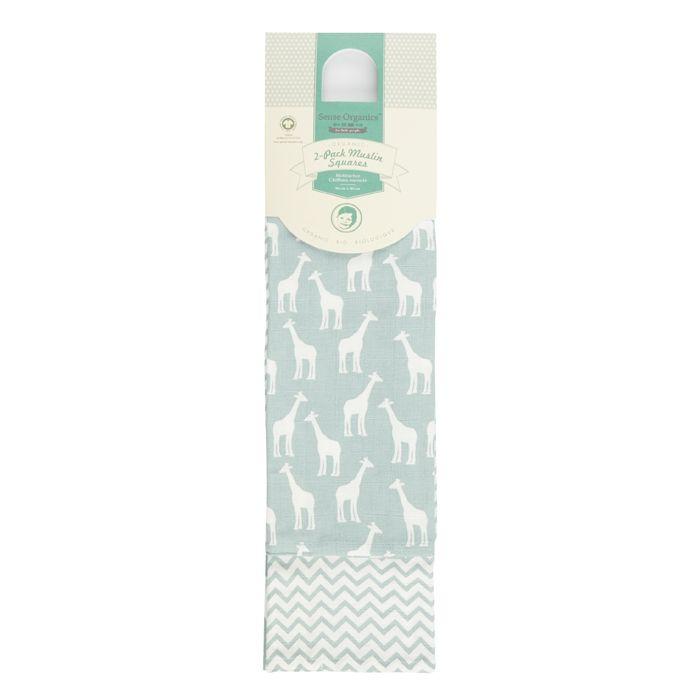 Mullwindel Spucktuch im 2er Pack | BIOS | Sense Organics - kiddiebaby.de