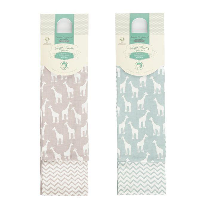Mullwindel Spucktuch im 2er Pack | BIOS | Sense Organics - kiddiebaby.de