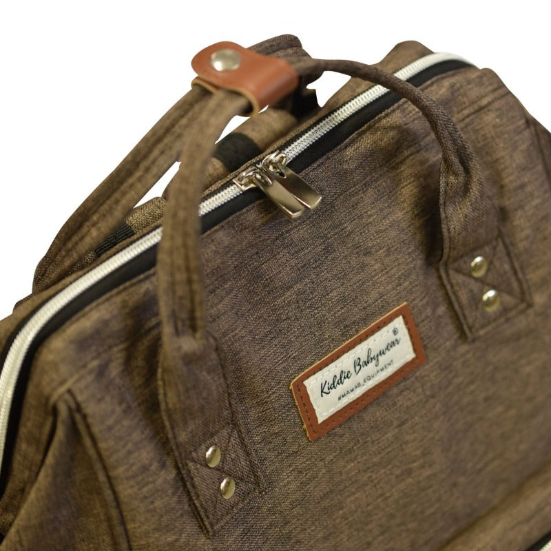 Wickelrucksack | Groß | Braun | Kiddie Babywear | Modern und Praktisch