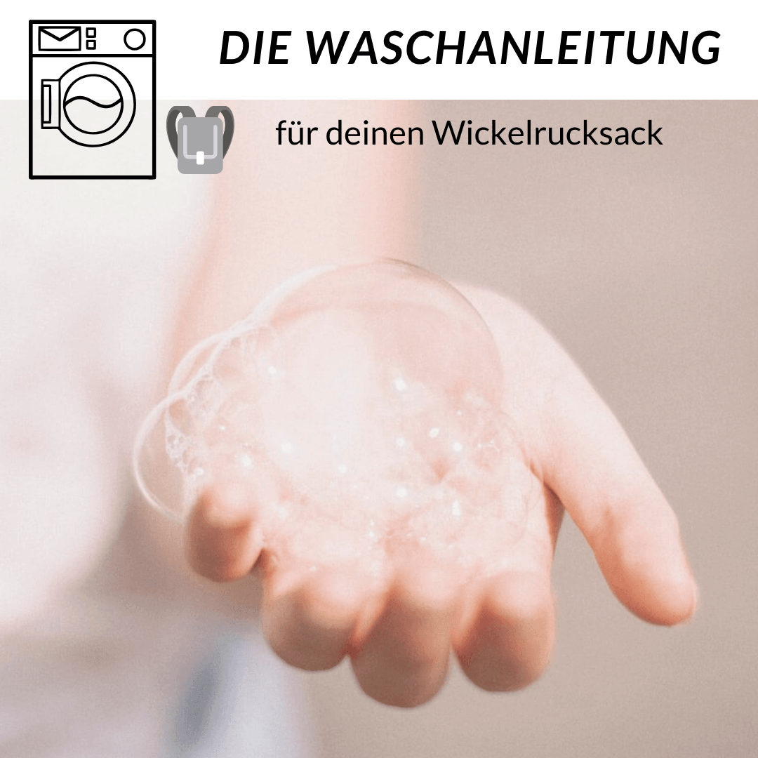 Die Waschanleitung - für deinen Wickelrucksack | kiddiebaby.de