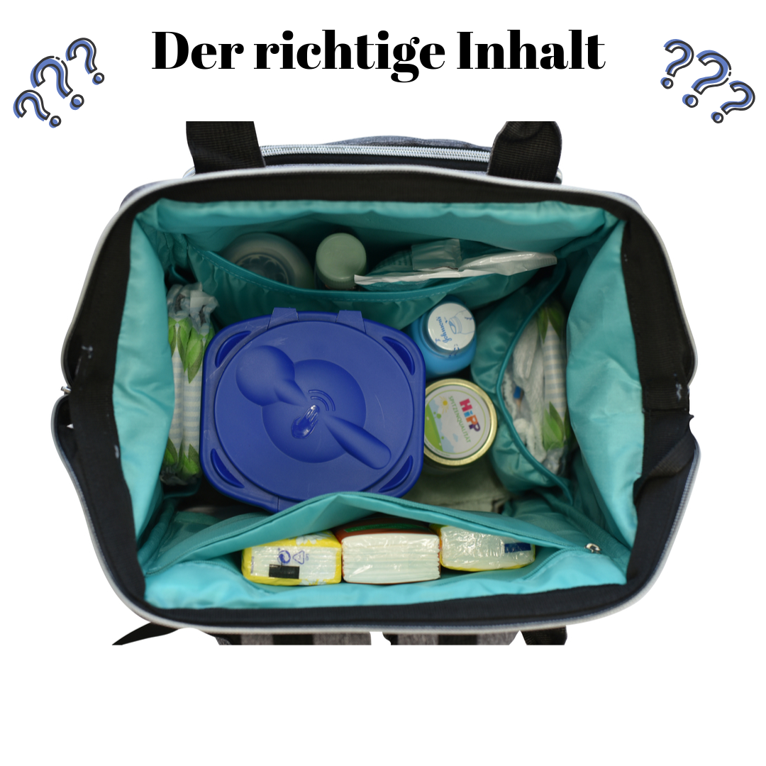 Was kommt in den Wickelrucksack ? | kiddiebaby.de