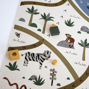 Little Savannah Safari Spielteppich 123x180cm