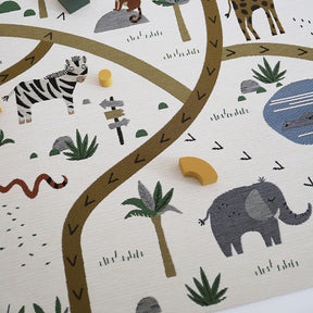 Little Savannah Safari Spielteppich 123x180cm