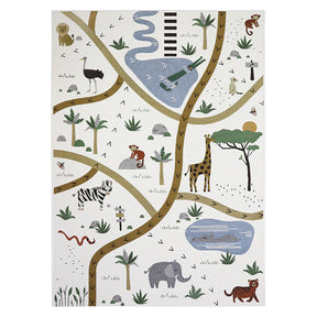 Little Savannah Safari Spielteppich 123x180cm