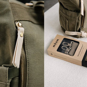 Wickelrucksack | Khaki | MumExplorer™ | Bio Baumwolle