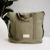 Wickelrucksack | Khaki | MumExplorer™ | Bio Baumwolle