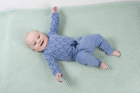 Baby Hose mit süßem Pinguin - Blau