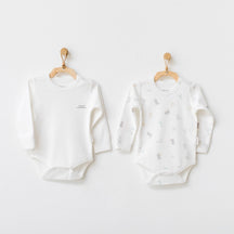 Bio Langarm-Body 2er Set