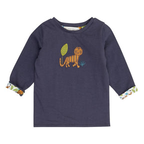 Baby Wendeshirt FELIX mit Tigern | Sense Organics - kiddiebaby.de