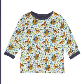 Baby Wendeshirt FELIX mit Tigern | Sense Organics - kiddiebaby.de