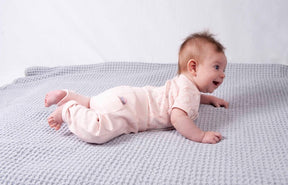 Baby Hose mit süßem Pinguin - Rosa